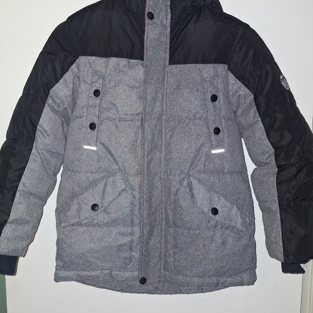 ZeroXposur Kids Black and Gray Puffer Jacket